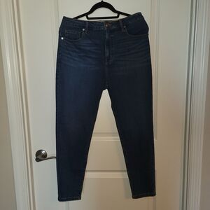 NWT Everlane High-Rise Curvy Ankle Skinny Jeans in Deep Blue